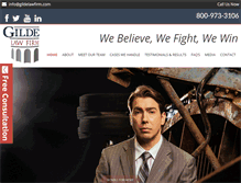 Tablet Screenshot of gildelawfirm.com